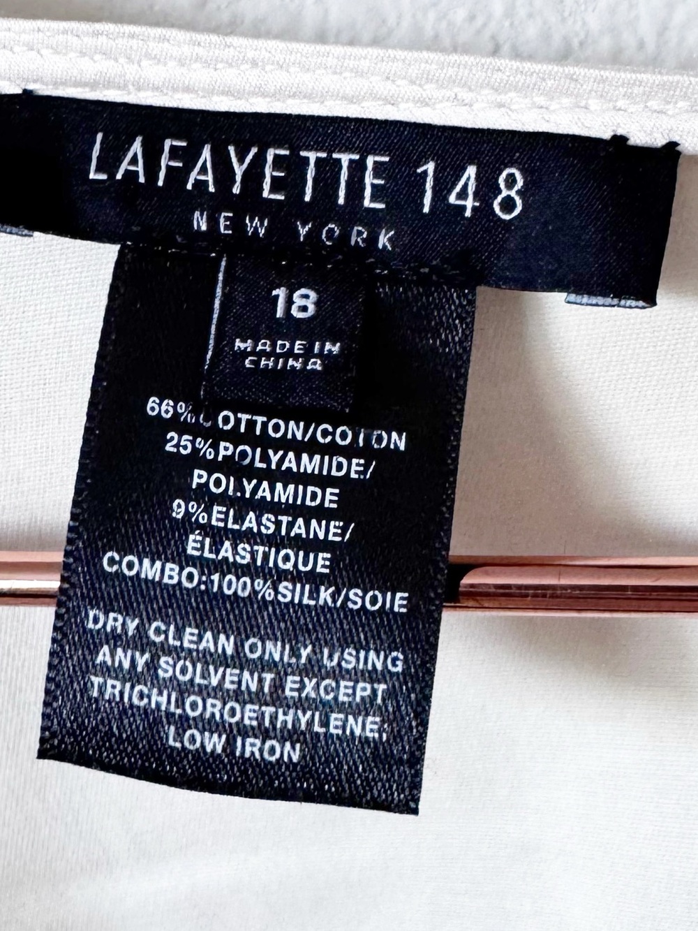 Lafayette 148 New York Cream Open Front Side Lace Vest - Picture 5 of 9